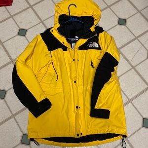 The North Face Yellow outer shell Jacket